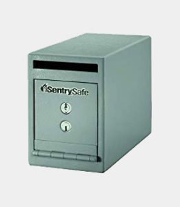 SentrySafe UC-025K Solid Steel Drop Slot Safe, Gray Review