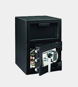 Sentry Safe DH109E Depository Safe, 1.09 ft3, 14w x 15-3/5d x 24h, Black (SENDH109E) Review