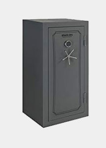 Stack-On TD-40-GP-E-S Total Defense 36-40 Gun Safe with Electronic Lock, Gray Pebble